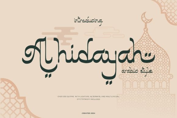 Al Hidayah: An Elegant Arabic-Style Typeface