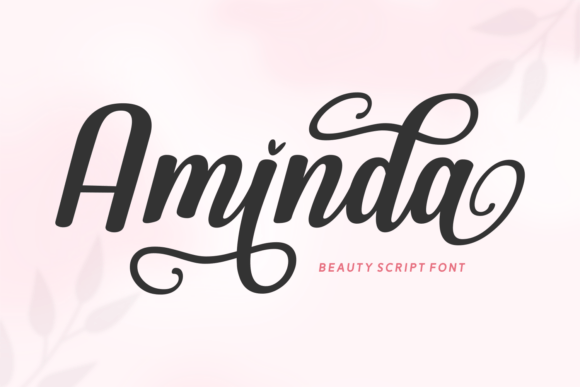 Aminda Font: Elegant Script for Makers