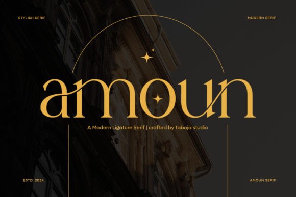 Amoun Font: Elevating Campaign Visuals with Serif Elegance
