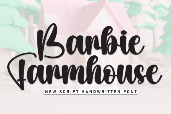 Barbie Farmhouse Font Review for Web Design