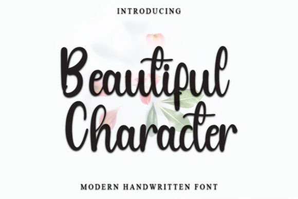 Beautiful Character: A Handwritten Font for Editorial Design