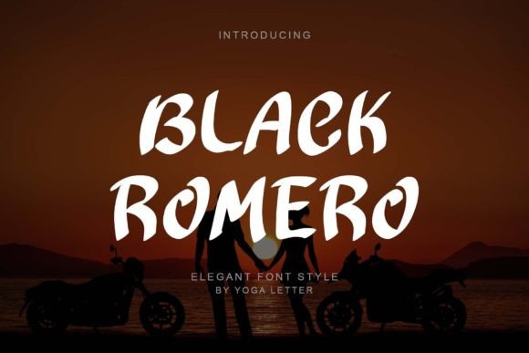 Black Romero: A Handwritten Font for Elegant Branding
