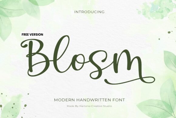 Blosm Font: Elevate Your Brand Identity