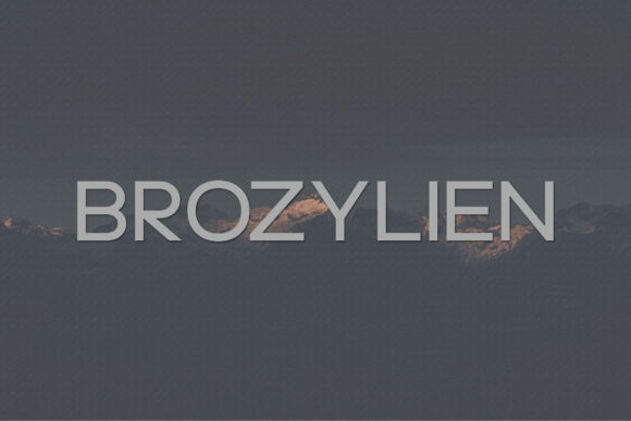 Brozylien: A Modern Sans Serif Typeface for Campaigns