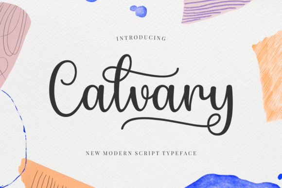 Calvary Script Font for Handmade Brands