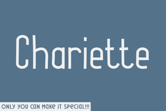 Chariette Font: Bold Sans Serif for Makers