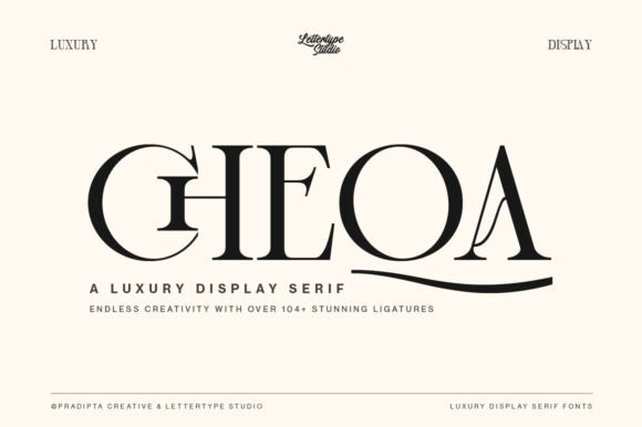 Cheqa Font: Elevating Brand Identity with Elegant Serifs