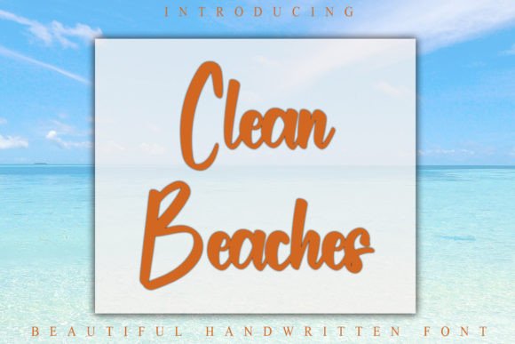 Clean Beaches Font: Elevate Your Brand Typography