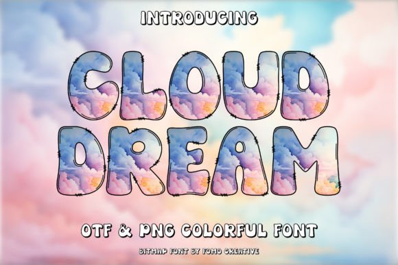 Cloud Dream Typeface for Editorial Design