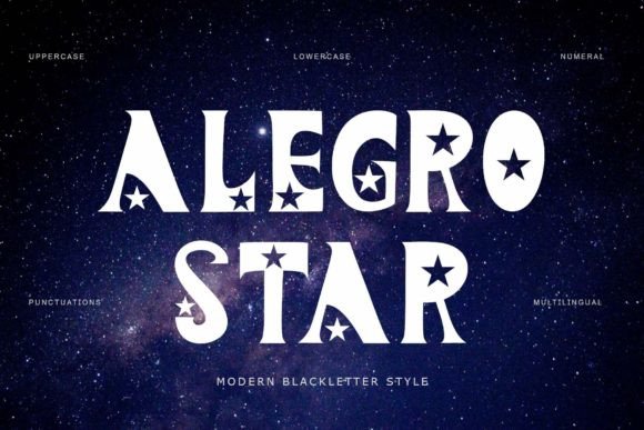 Designing with Alegro Star: A Blackletter Font for Modern Editorial Layouts