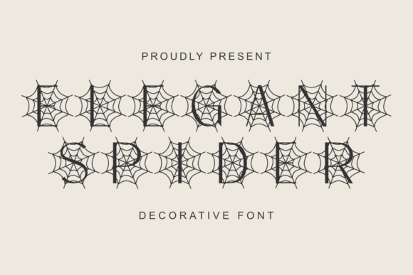Elegant Spider Font for Branding
