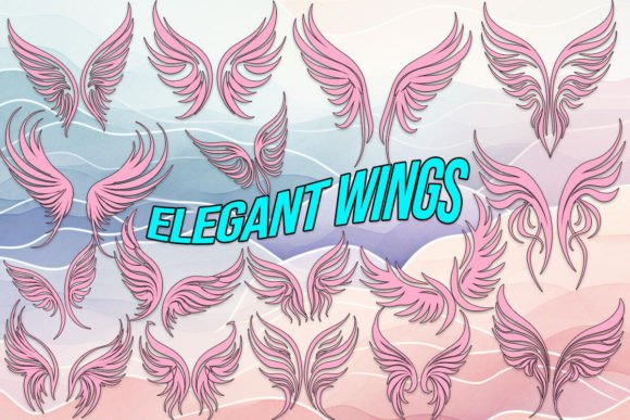 Elegant Wings: A Decorative Font for Web Headers