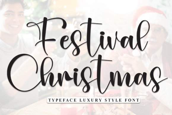Festival Christmas Font for Small Business Branding