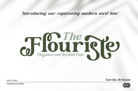 Flouriste: A Serif Font for Elegant Branding