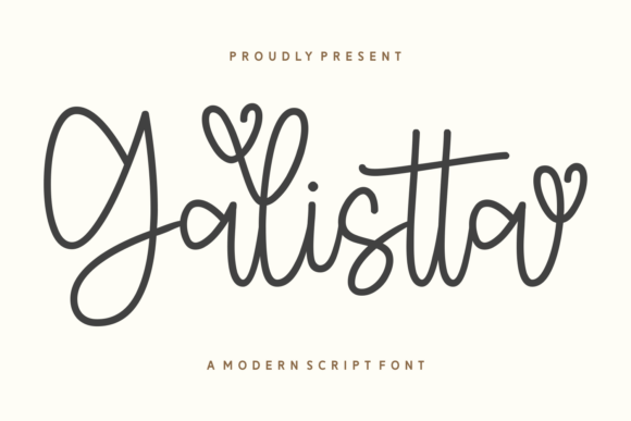 Galistta: A Handwritten Typeface for Editorial Warmth