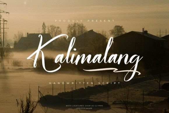 Kalimalang: A Handwritten Font for Modern Web Design