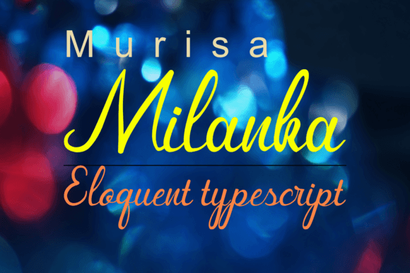 Murisa Milanka: A Handwritten Font for Editorial Elegance