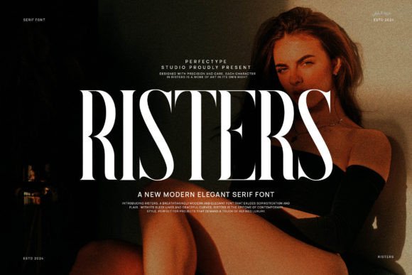 Risters Serif Font for Professional Branding