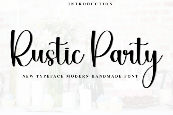 Rustic Party: A Script Font for Editorial Charm