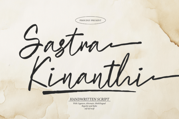 Sastra Kinanthi: A Handwritten Typeface for Bold Campaigns