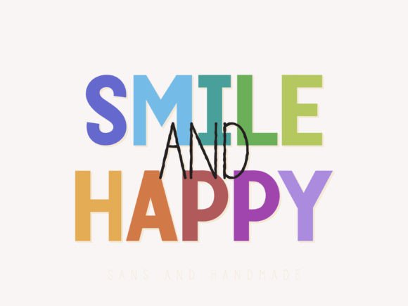 Smile and Happy: A Handwritten Font for Authentic Branding