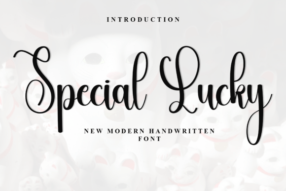 Special Lucky: A Refined Script Font for Editorial Design