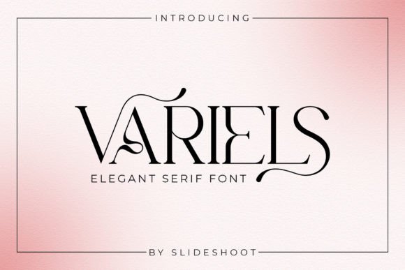 Variels: A Stylish Serif Font for Web Design