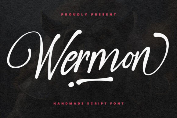 Wermon: A Handcrafted Script Font for Elegant Branding