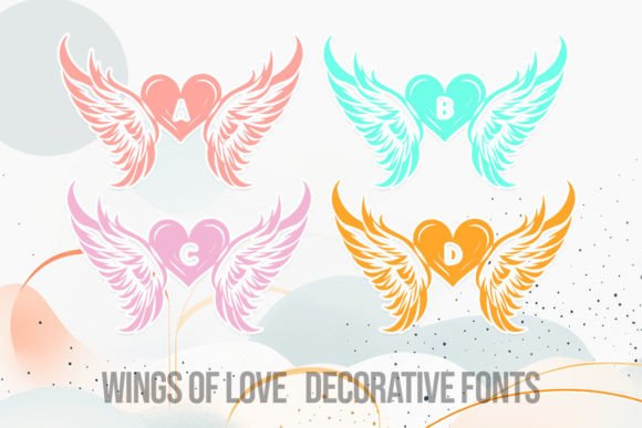 Wings of Love: A Decorative Font for Digital Design