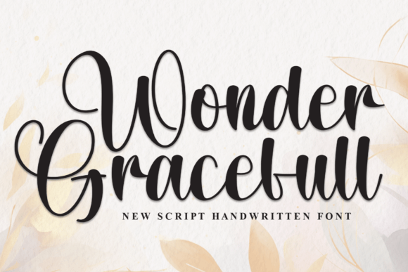 Wonder Gracefull: A Handwritten Font for Makers